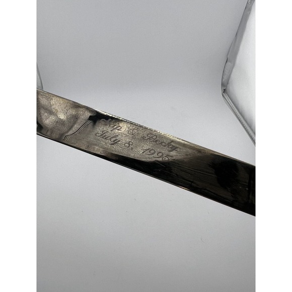 Royal Limited 838-11‎ Silver Plate Gold-Tone 14.5 inches Cake Knife - Picture 5 of 7